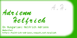 adrienn helfrich business card